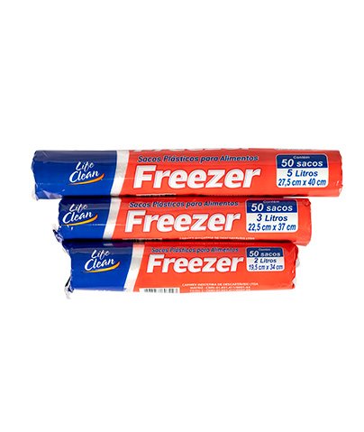 Saco Plástico Freezer